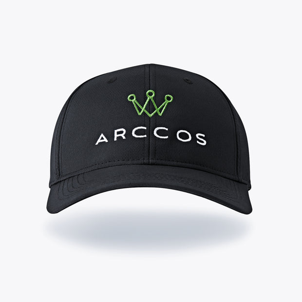 Arccos Performance Tech Hat in Black - Front On